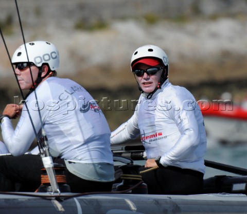 Sailing Americas Cup World Series from Plymouth in the United Kingdom Terry Hutchinson
