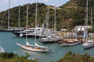 Superyacht Challenge, Antigua 2012. Nelsons Dockyard