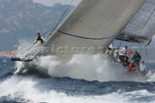Maxi Yacht Rolex Cup, Porto Cervo, Sardinia 2010. HIGHLAND FLING