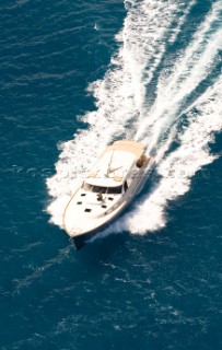 Motor boat near Palm Beach, USA