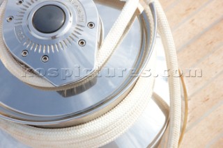 Close up of a winch