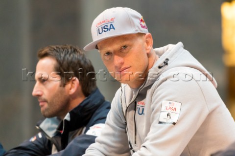 Skippers Press Conference  James Spithill Skipper and Helmsman  Oracle Team USA