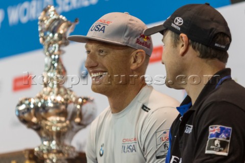 Skippers press conferenceJimmy Spithill Skipper and Helmsman