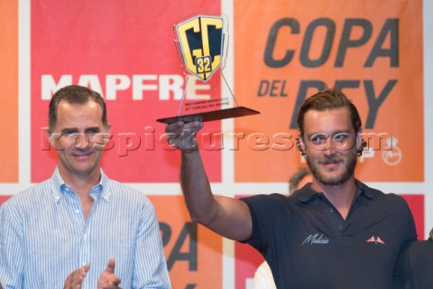 Prizegiving CeremonyKing of Spain Felipe VI and Pierre Casiraghi Copa Del Rey 2016
