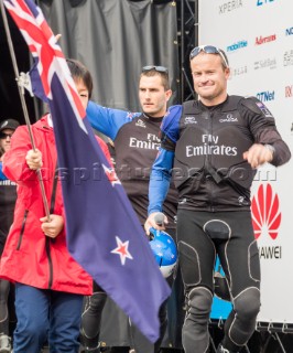 Glenn Ashby of Emirates Team New Zealand