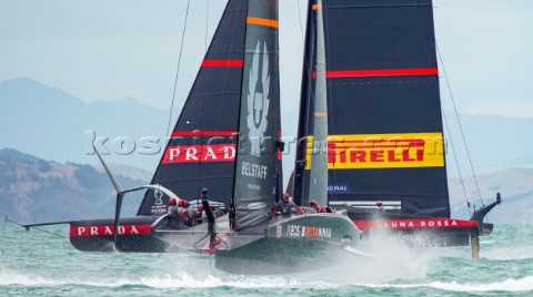 140221  Auckland NZL36th Americas Cup presented by PradaPRADA Cup 2021  Final Day 2Ineos Team UK Lun