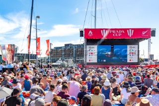 13/02/21 - Auckland (NZL)36th America’s Cup presented by PradaPRADA Cup 2021 - DocksideSpectators at the AC Race Village