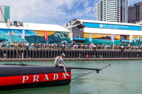 140221  Auckland NZL36th Americas Cup presented by PradaPRADA Cup 2021  DocksideNicholas Brezzi Sail