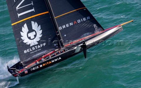 130221  Auckland NZL36th Americas Cup presented by PradaPRADA Cup 2021  Final Day 1Ineos Team UK