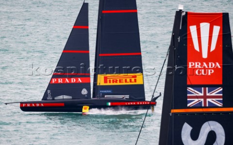 140221  Auckland NZL36th Americas Cup presented by PradaPRADA Cup 2021  Final Day 2Ineos Team UK Lun