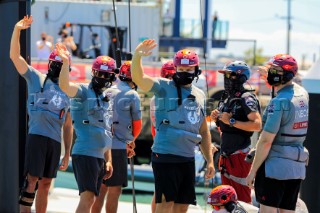 20/02/21 - Auckland (NZL)36th America’s Cup presented by PradaPRADA Cup 2021 - DocksideIneos Team UK at Base
