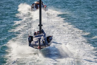20/02/21 - Auckland (NZL)36th America’s Cup presented by PradaPRADA Cup 2021 - Final Day 3Ineos Team UK, Chase Boat