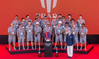 23/02/21 - Auckland (NZL)36th America’s Cup presented by PradaPRADA Cup 2021 - Prizegiving CeremonyLuna Rossa Prada Pirelli Team