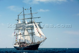 Tall ship Tenacious sailing