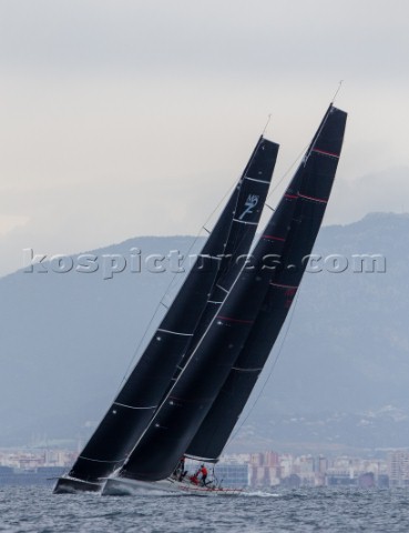 Maxi 72 Robertissima III  training in Palma for the 2015 season