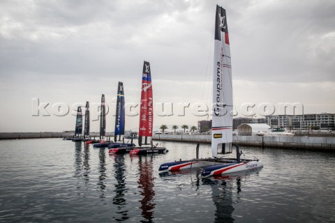 Americas Cup arrives in Muscat Practice race Louis Vuitton Americas Cup World Series Oman 2016 The y