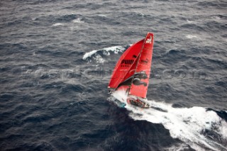 11OCT08. Il Mostro leaves Alicante for the start of Leg 1 of the Volvo Ocean Race 2008-09. Next stop is Cape Town in 6500NM (ETA 3rd Nov 08)
