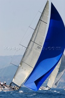 Giraglia Rolex Cup 2006. St Tropez. Favonius (sail 007) SAILING MAXI-YACHTS.SUPERSIZE SAILING