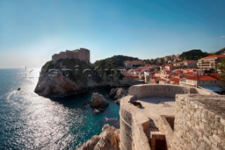 Old town of Dubrovnik. Adriatic Sea. Croatia. Europe.