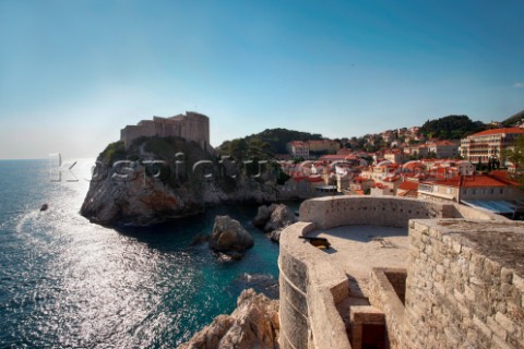 Old town of Dubrovnik Adriatic Sea Croatia Europe