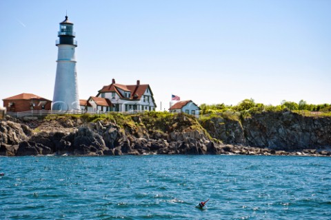 Portland Head Light a historic lighthouse in Cape Elizabeth Maine