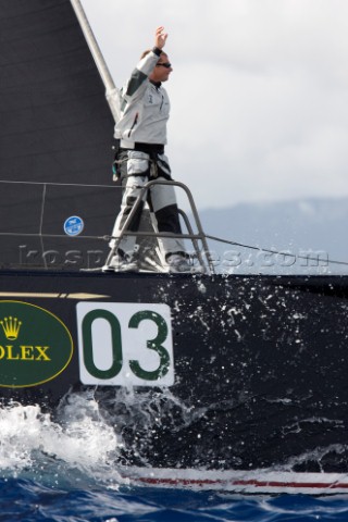Maxi Yacht Rolex Cup 2012 Porto Cevo Sardinia Bella Mente owned by Hap Fauth